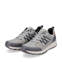 Rieker Herre Snoresko Moon Grey