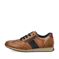 Rieker Herre Snoresko Raev Brun-Sort