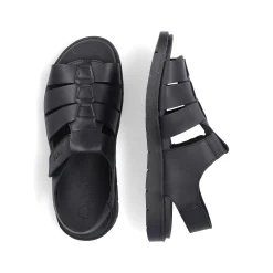 Rieker Herresandaler Midnatssorte