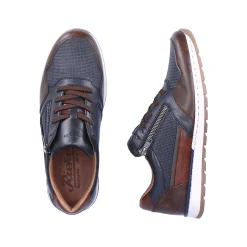 Rieker Herresneaker Lav Bla Gra