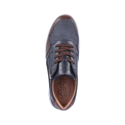 Rieker Herresneaker Lav Bla Gra