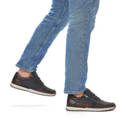 Rieker Herresneaker Lav Bla Gra