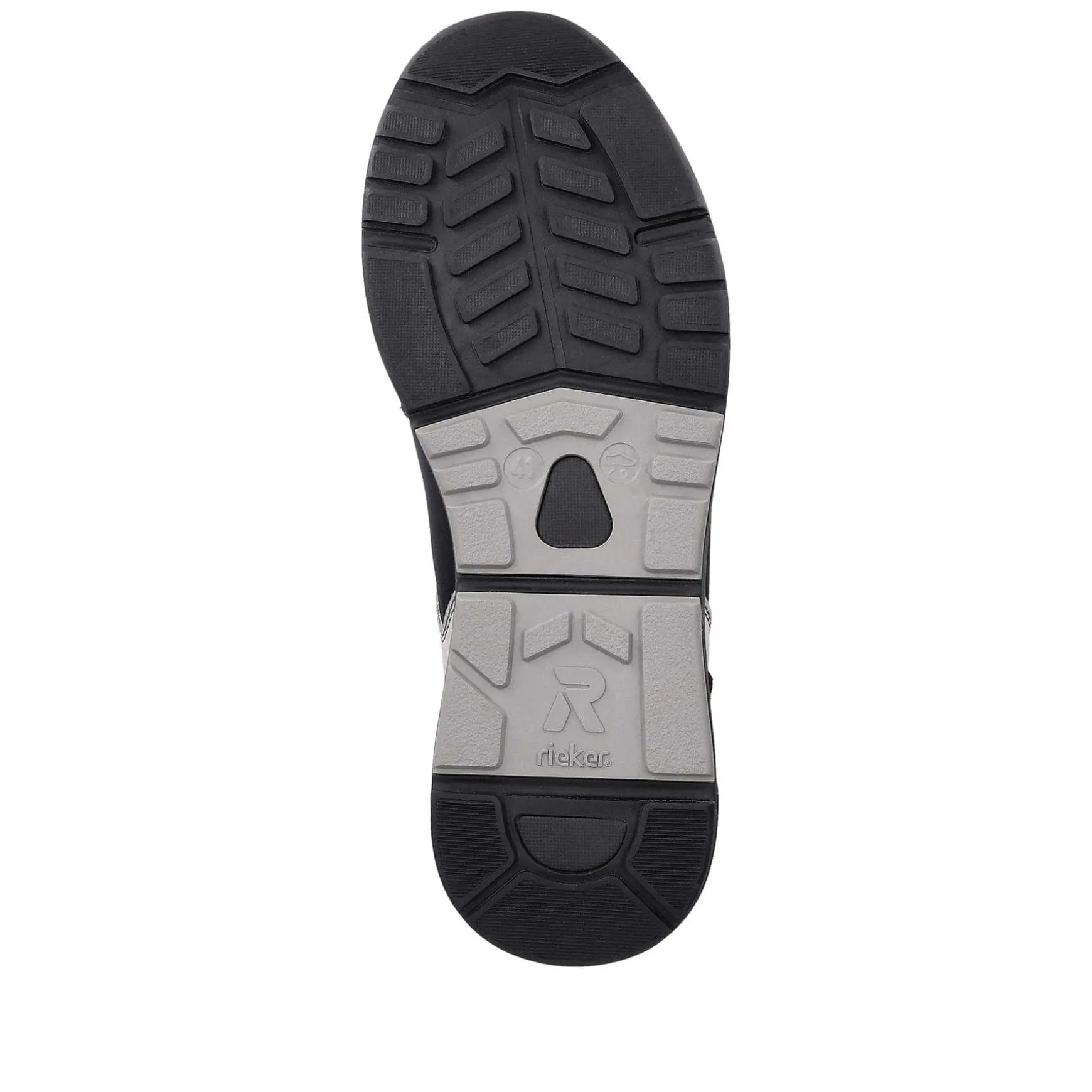 Rieker Herresneaker Lav Kulsort Solvgra