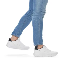 Rieker Herresneaker Lav Krystal Hvid