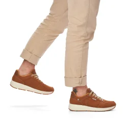 Rieker Herresneaker Lav Karamelbrun