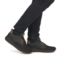 Rieker Herresneaker Lav Nat-Sort Trae-Brun