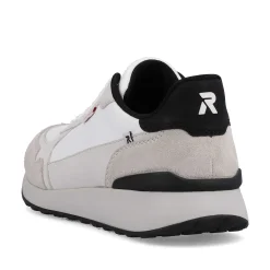 Rieker Herresneaker Lav Perlehvid Gra