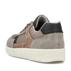 Rieker Herresneaker Lav Platin Gra-Noddebrun