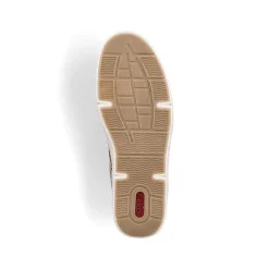 Rieker Herresneaker Lav Platin Gra-Noddebrun