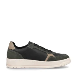 Rieker Herresneaker Lav Stal-Sort Skov-Gron