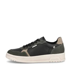 Rieker Herresneaker Lav Stal-Sort Skov-Gron