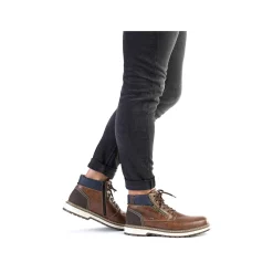 Rieker HerreStøvler Med Ledning Kastanjebrune