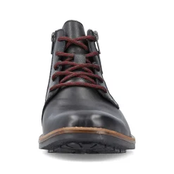 Rieker HerreStøvler Med Ledning, Blank Sort