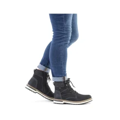 Rieker HerreStøvler Med Ledning Dyb Sort