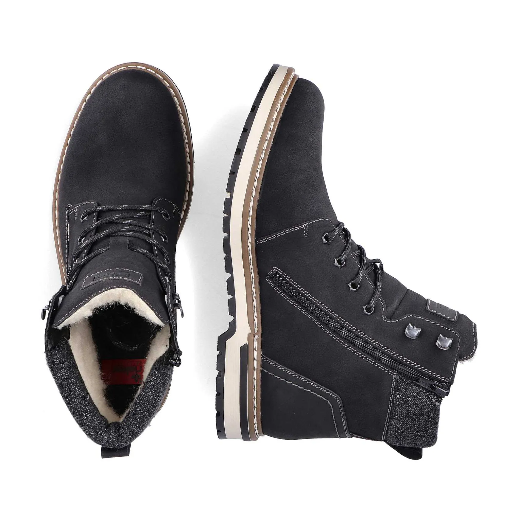 Rieker HerreStøvler Med Ledning Dyb Sort