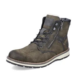 Rieker HerreStøvler Med Ledning Olivengron