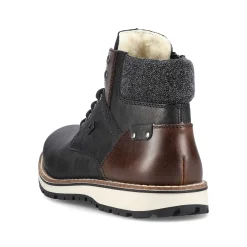 Rieker HerreStøvler Med Ledning Grafit Sorte