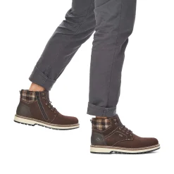 Rieker HerreStøvler Med Ledning, Noddebrune