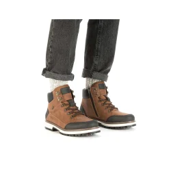 Rieker HerreStøvler Med Ledning Lysebrun-Sorte