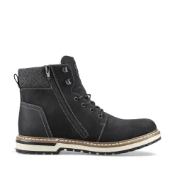 Rieker HerreStøvler Med Ledning Dyb Sort