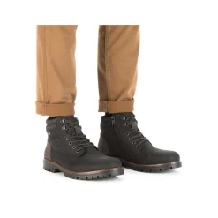 Rieker HerreStøvler Med Ledning Asfalt Sort