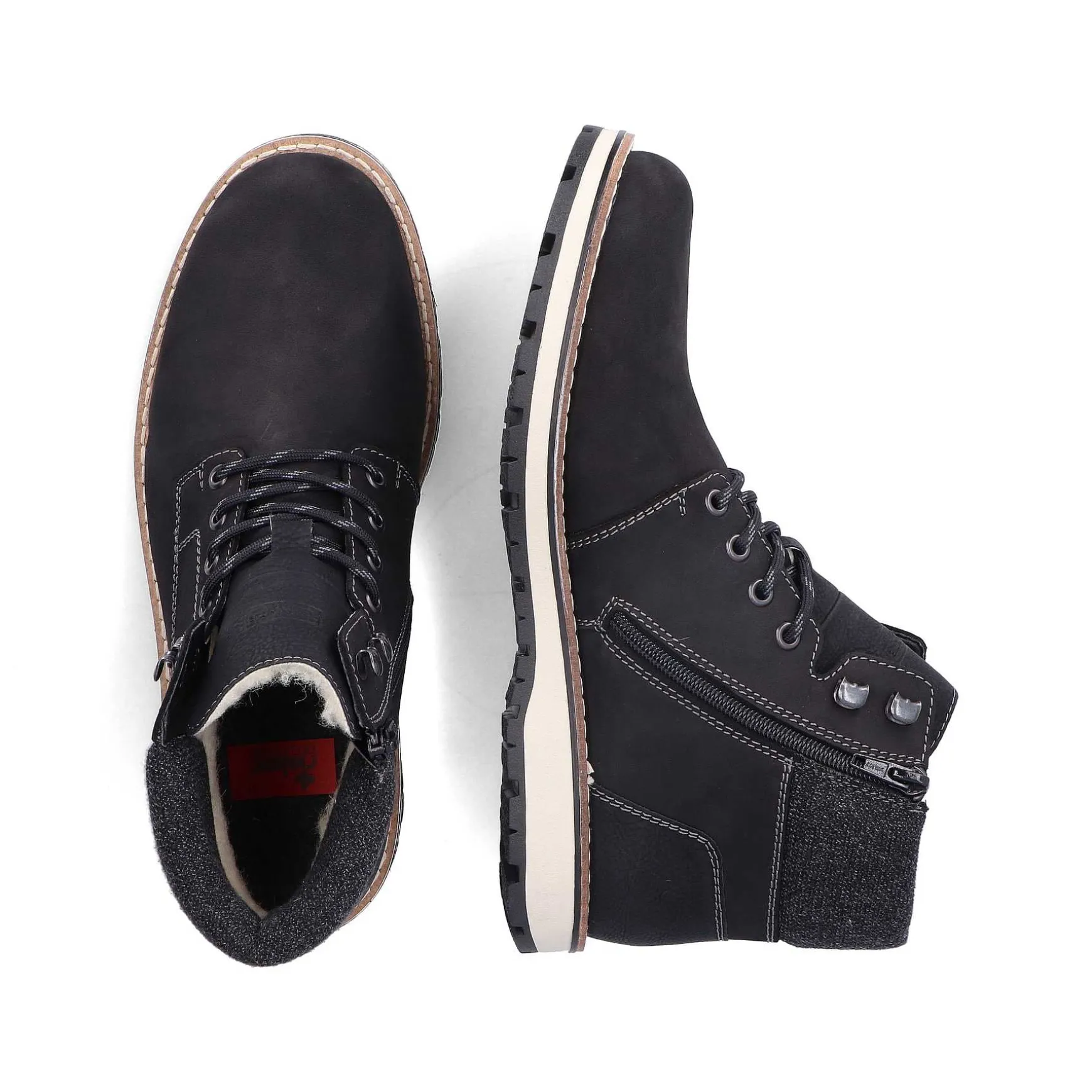 Rieker HerreStøvler Med Ledning Dyb Sort