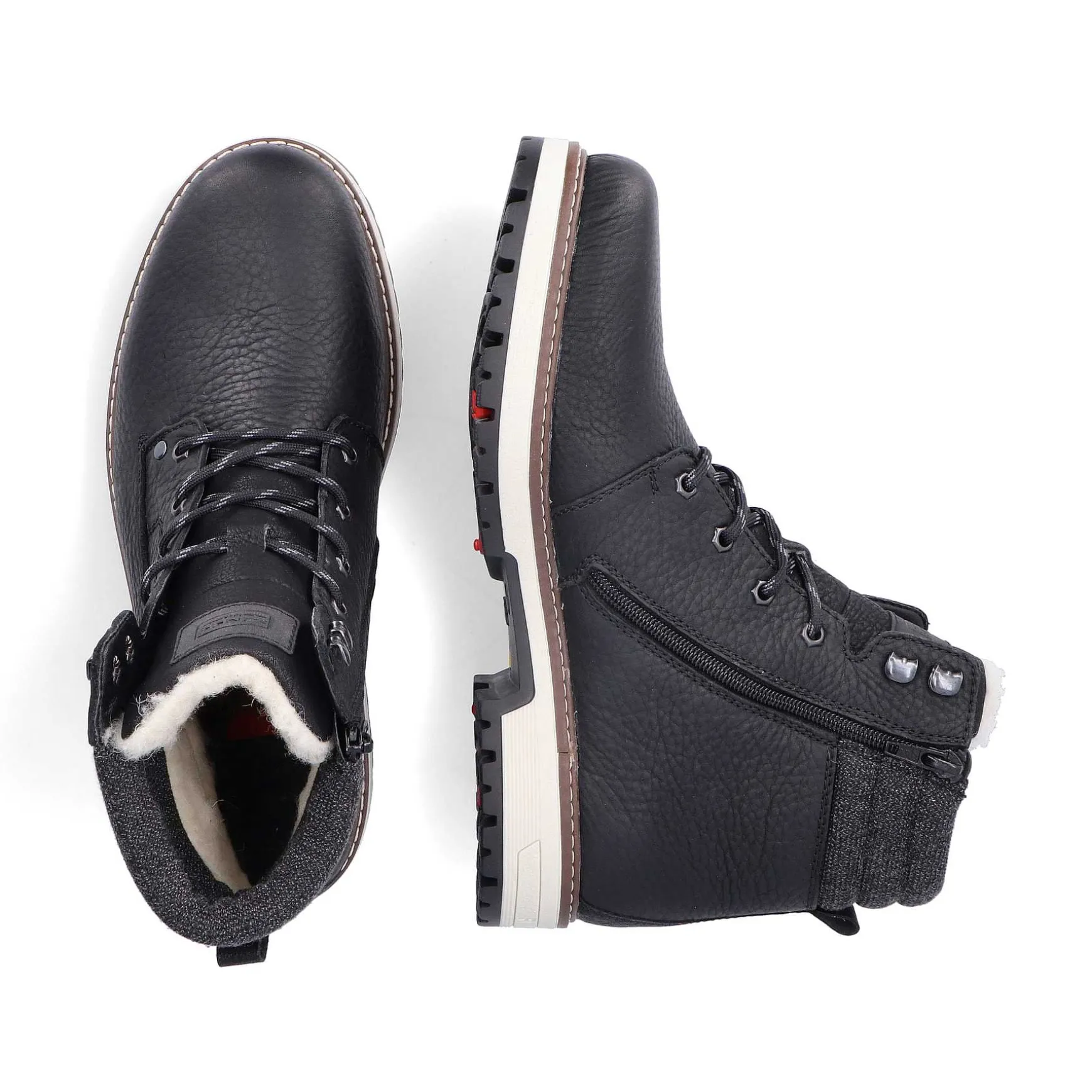 Rieker HerreStøvler Med Ledning Dyb Sort