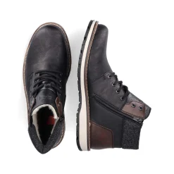 Rieker HerreStøvler Med Ledning Grafit Sorte