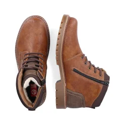 Rieker HerreStøvler Med Ledning Nougat Brun