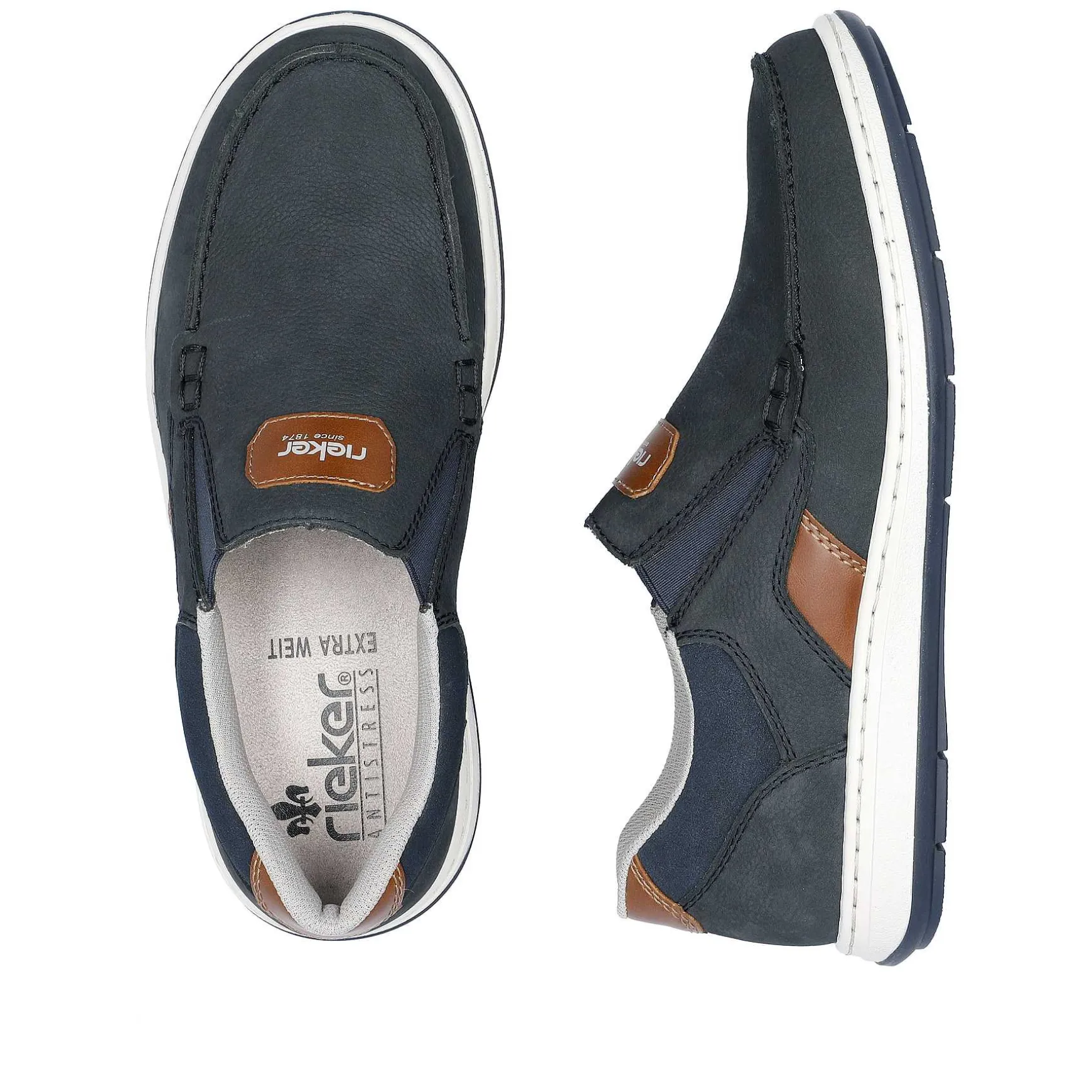 Rieker Hjemmesko Til Mænd Marinebla