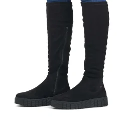 Rieker Hojskaftede DameStøvler Deep Black