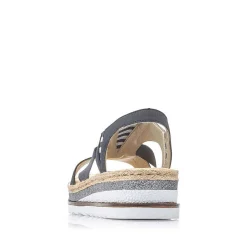 Rieker Kilesandaler Til Kvinder Pacific Blue