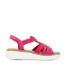 Rieker Kilesandaler Til Kvinder Pink