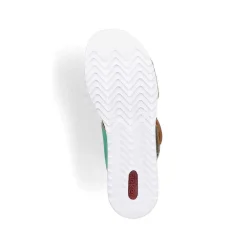 Rieker Kilesandaler Til Kvinder Bladgron