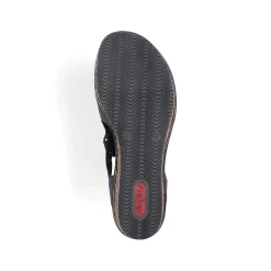 Rieker Kilesandaler Til Kvinder Stalbla