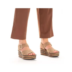 Rieker Kilesandaler Til Kvinder, Sandbeige