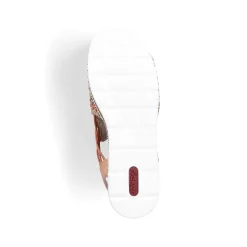 Rieker Kilesandaler Til Kvinder I Multi-Laks Farver