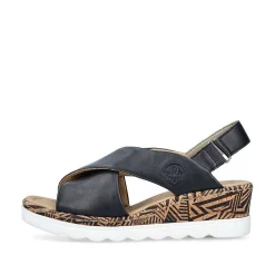 Rieker Kile-Sandaler Til Kvinder Marinebla