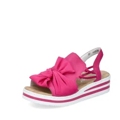 Rieker Kile-Sandaler Til Kvinder, Blodpink