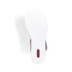 Rieker Kilesandaler Til Kvinder Lilla-Pink-Laks