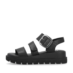 Rieker Kile-Sandaler Til Kvinder Midnight Black