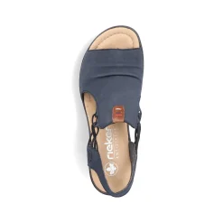 Rieker Kilesandaler Til Kvinder Stalbla