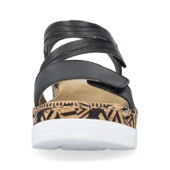 Rieker Kile-Sandaler Til Kvinder Nat Sorte