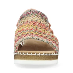 Rieker Kilesandaler Til Kvinder I Multi-Laks Farver