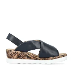 Rieker Kile-Sandaler Til Kvinder Marinebla