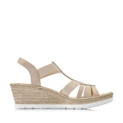 Rieker Kilesandaler Til Kvinder Gammel Pink