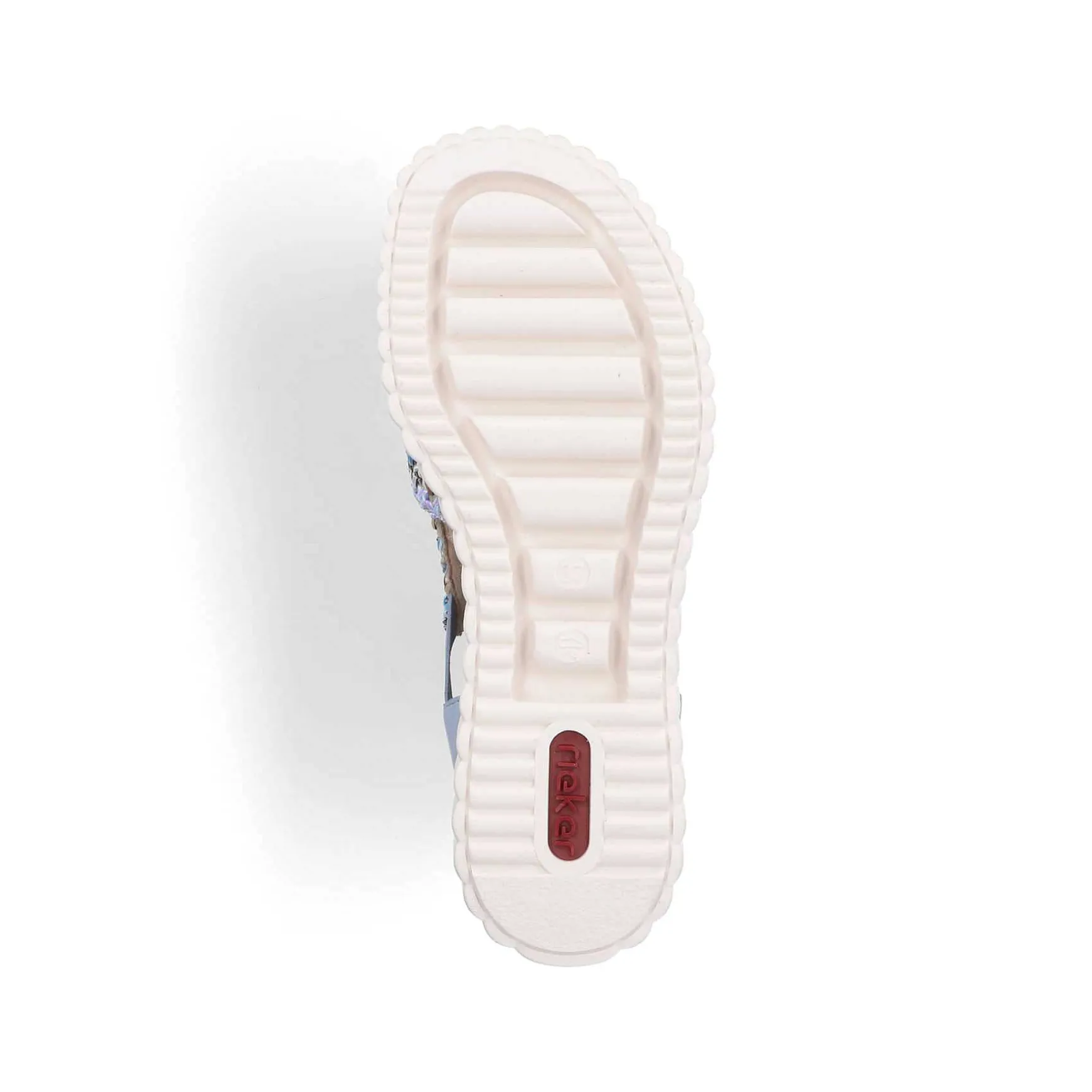 Rieker Kilesandaler Til Kvinder Himmelbla-Flerfarvede