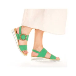 Rieker Kilesandaler Til Kvinder Bladgron