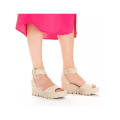 Rieker Kilesandaler Til Kvinder, Sandbeige