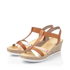 Rieker Kilesandaler Til Kvinder Kaffebrune